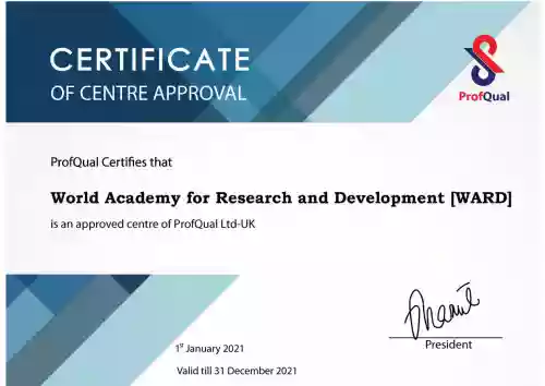 Accreditation from ProfQual-UK